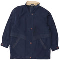 LONDON FOG Damen Towne Übergroßer Windjacke-Mantel UK 14 Medium Marineblau