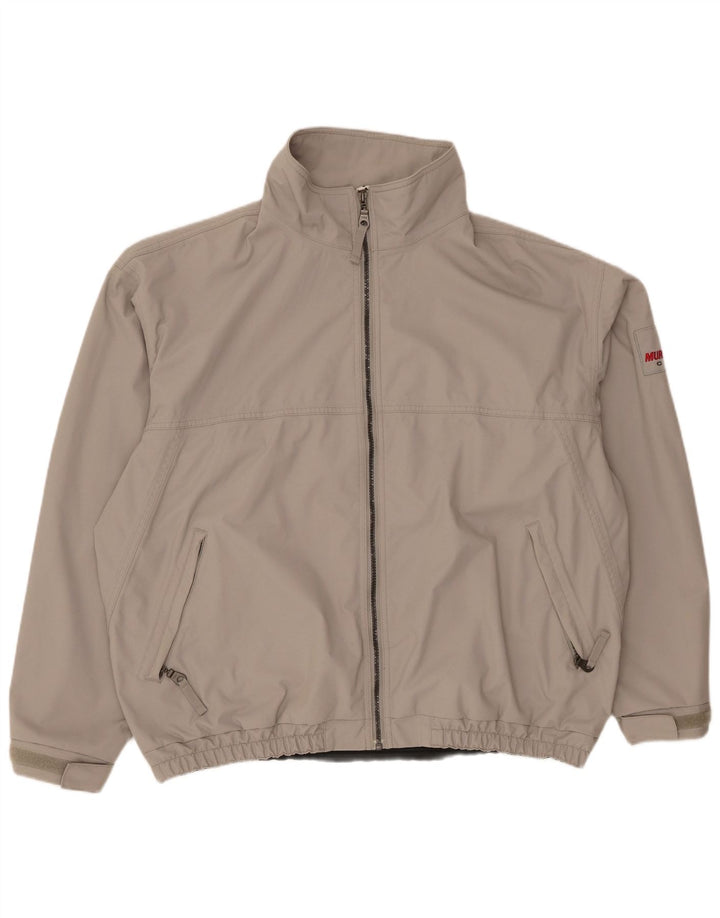 Murphy & Nye Herren Regenjacke UK 42 XL Graues Nylon