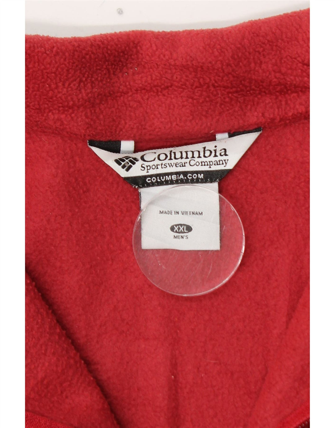 COLUMBIA Herren Fleecejacke UK 44 2XL Rot Polyester