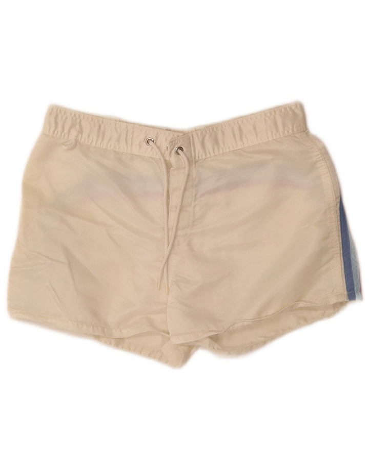 Sundek Damen Badeshorts US 4 Small Weiß Colourblock Nylon