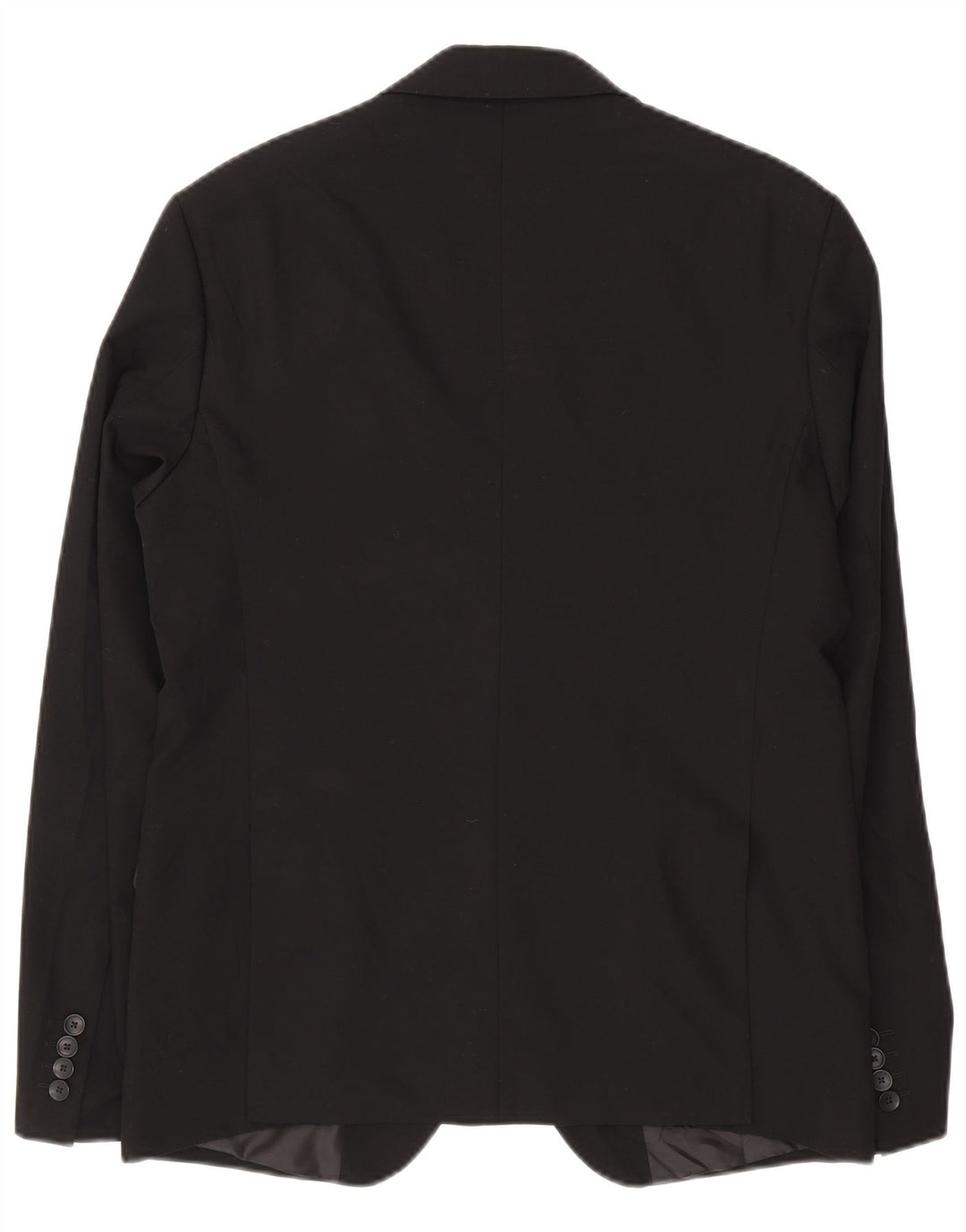 Zara Herren 2-Knopf-Blazerjacke EU 50 Mittelschwarz