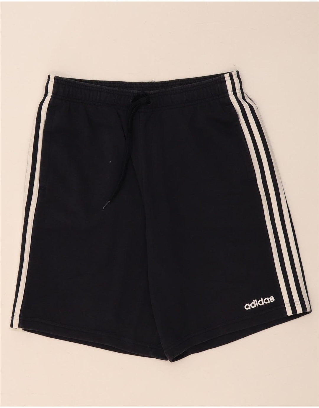 Adidas Herren-Sportshorts, groß, marineblau, Baumwolle