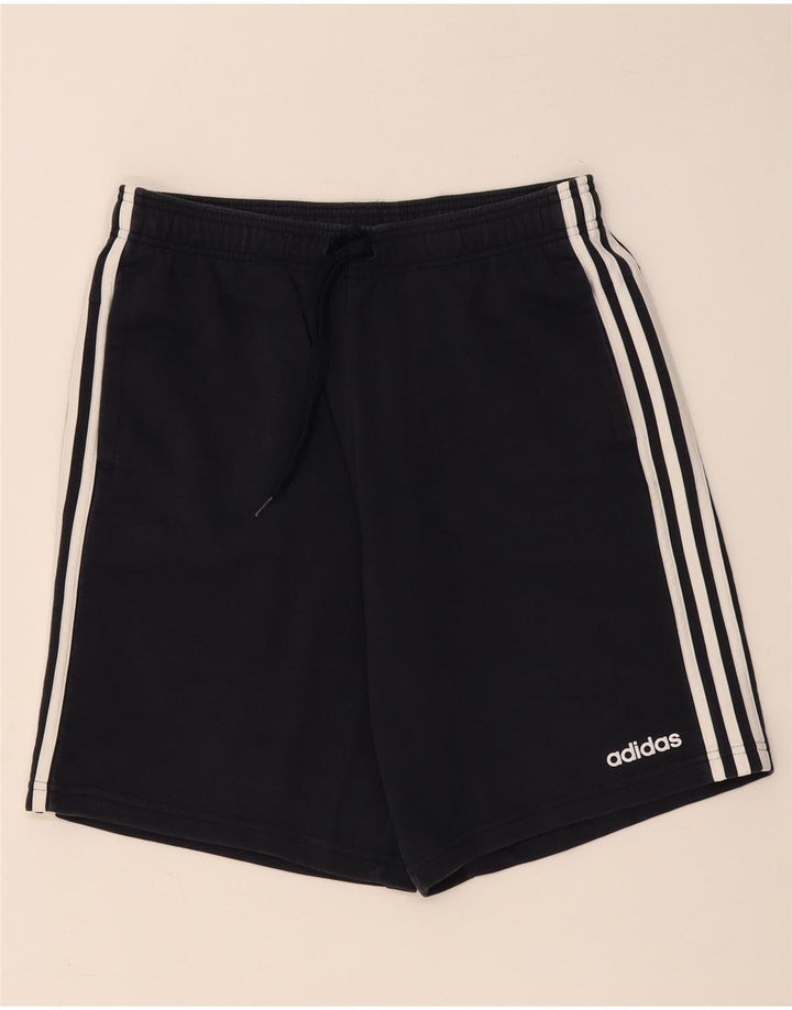 Adidas Herren-Sportshorts, groß, marineblau, Baumwolle