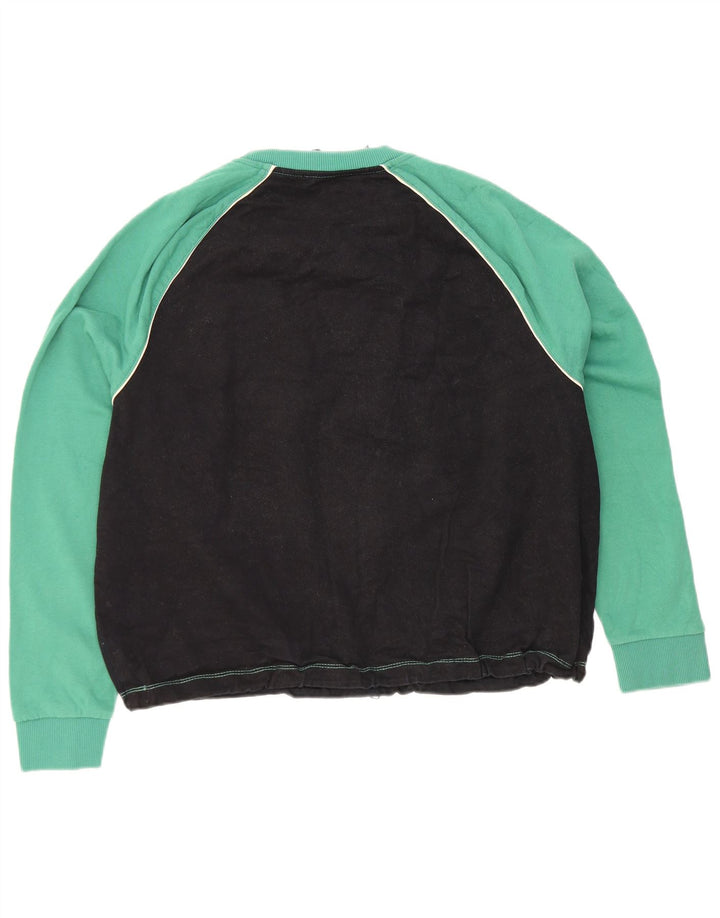 Zara Damen-Sweatshirt in Übergröße, Gr. 10, Größe S, Schwarz, Farbblock