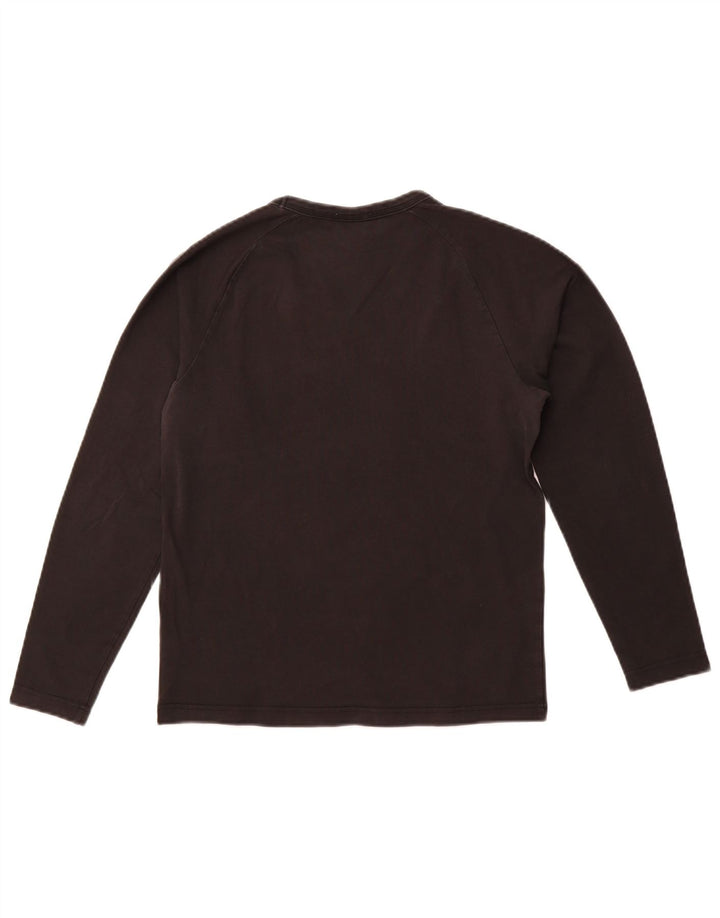 Nike Herren Top Langarm UK 36/38 Small Schwarz Baumwolle