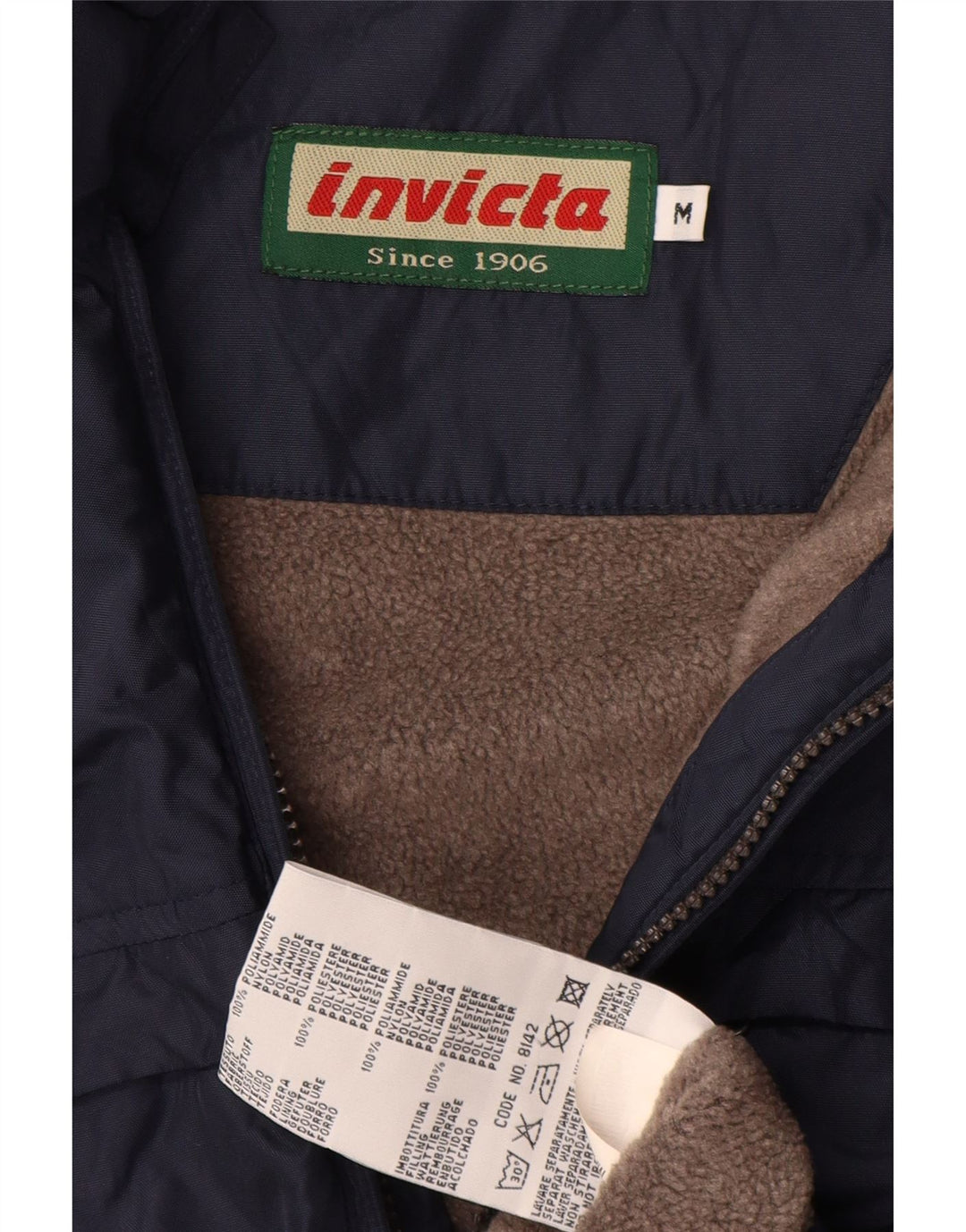 Invicta Herren Windjacke UK 38 Mittel Marineblau Polyamid