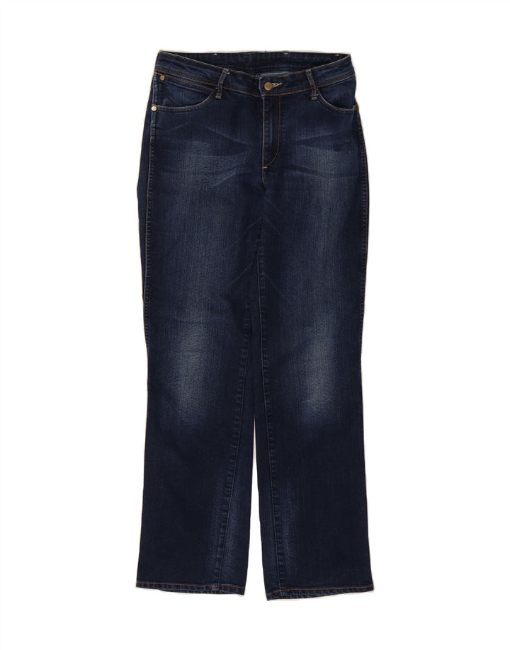 WRANGLER Womens Sara Straight Jeans W32 L32 Navy Blue Vintage Wrangler and Second-Hand Wrangler from Messina Hembry 