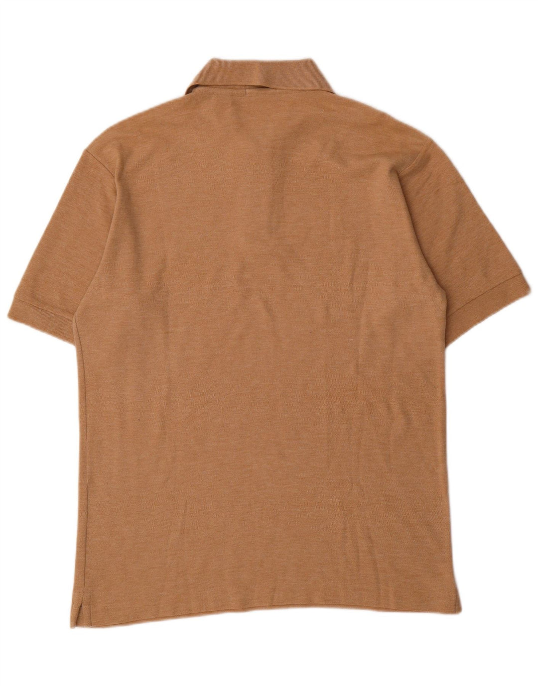 FILA Herren Poloshirt IT 46 Small Braun gefleckte Baumwolle