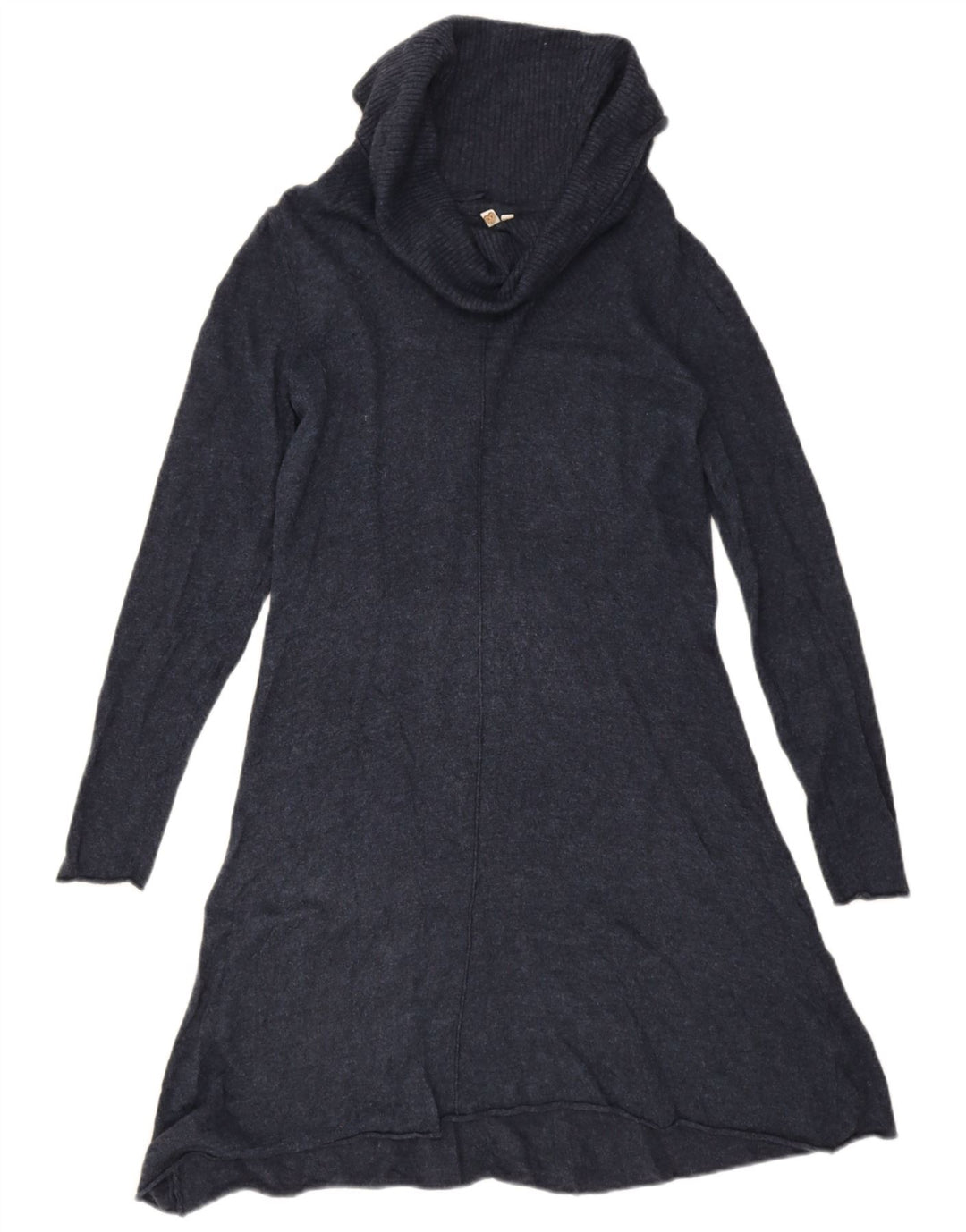 White Stuff Damen-Pulloverkleid, Gr. 44, mittlere marineblaue Viskose