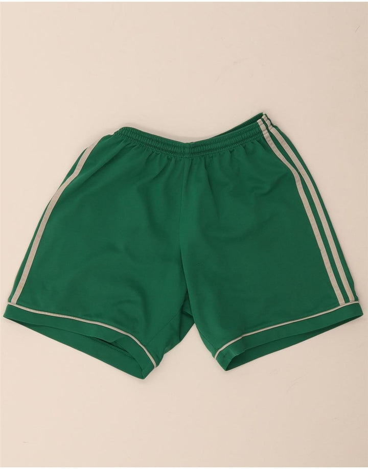 ADIDAS Herren Climalite Sport Shorts Mittelgrünes Polyester