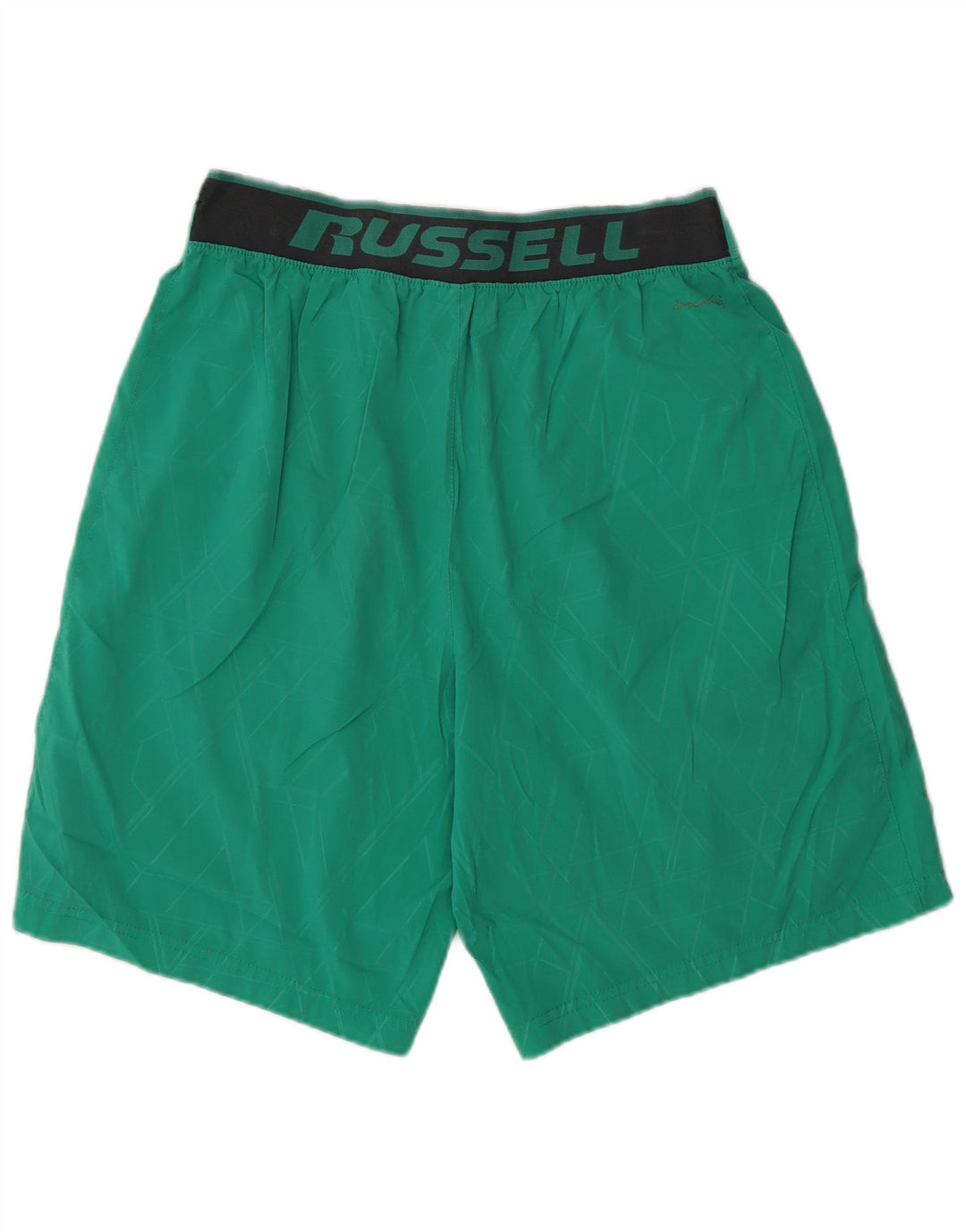 RUSSELL ATHLETIC Herren-Sportshorts mit Grafik, mittelgrün, geometrisch