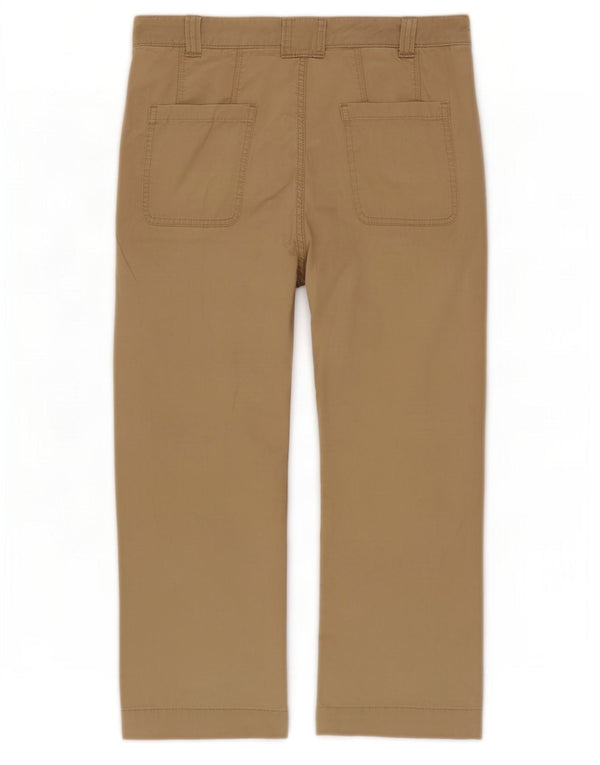 Marks & Spencer Damen Caprihose UK 14 Large W34 L20 Beige Baumwolle