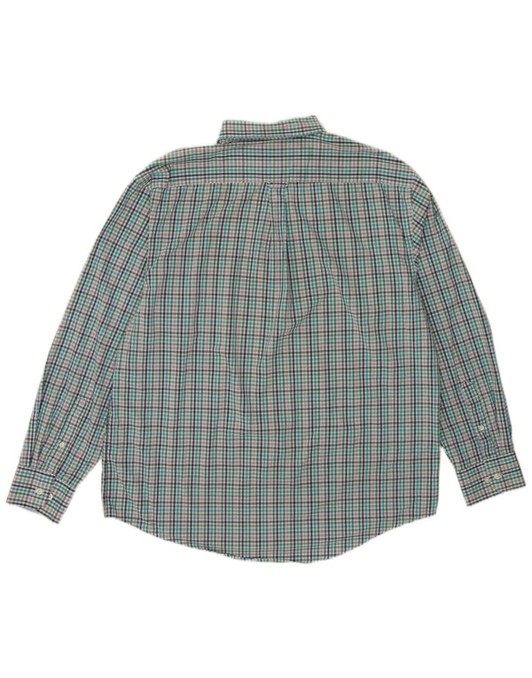 Izod Herrenhemd, groß, mehrfarbig, Gingham-Baumwolle