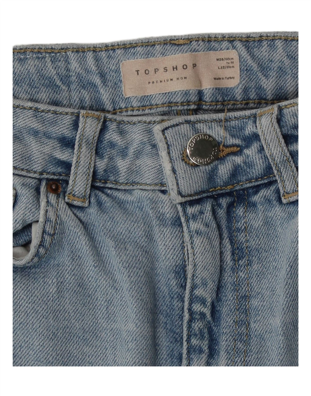 Topshop Damen Skinny Jeans W26 L28 Blau