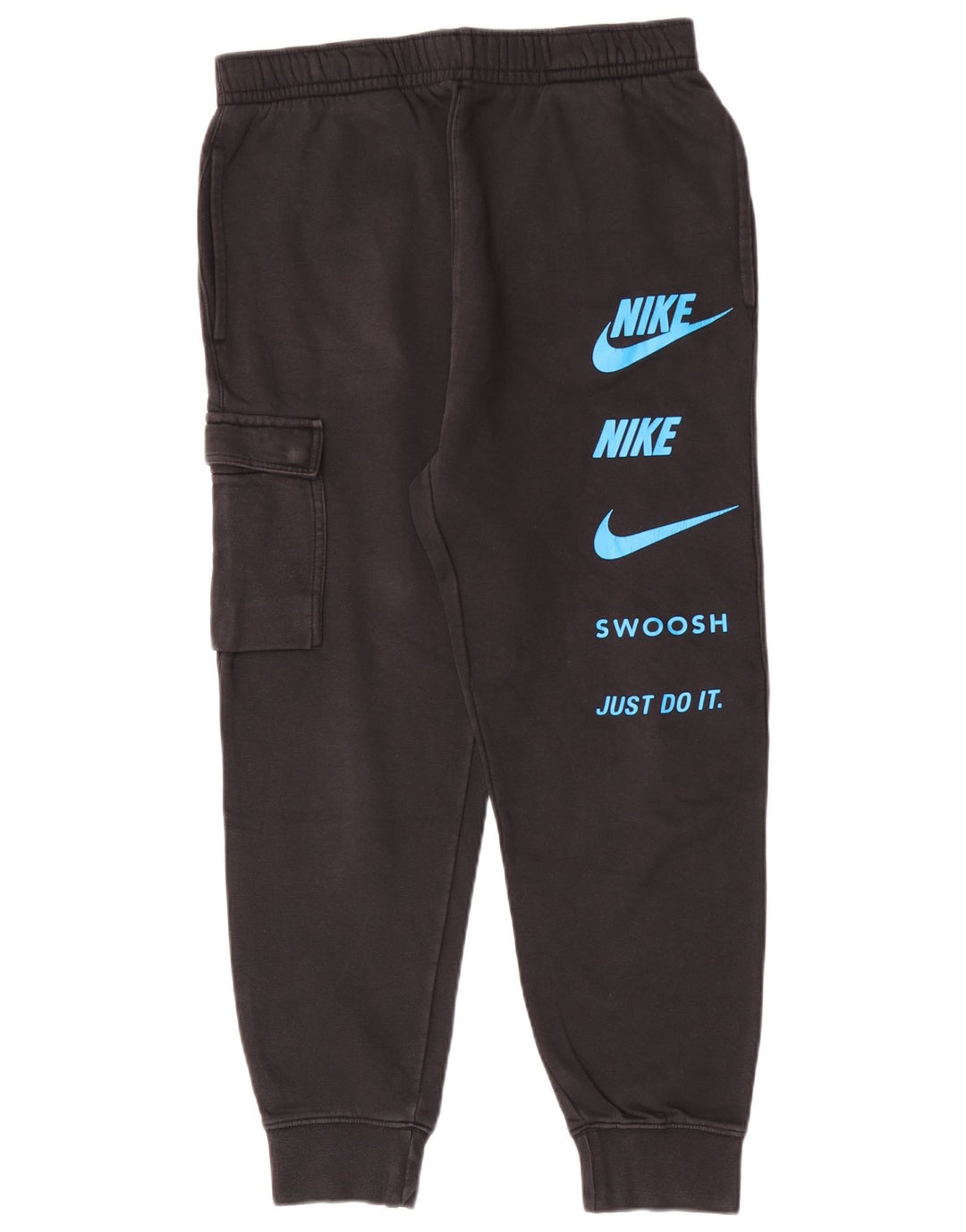 Nike Herren-Trainingshose mit Grafik, mittelschwarz, Baumwolle