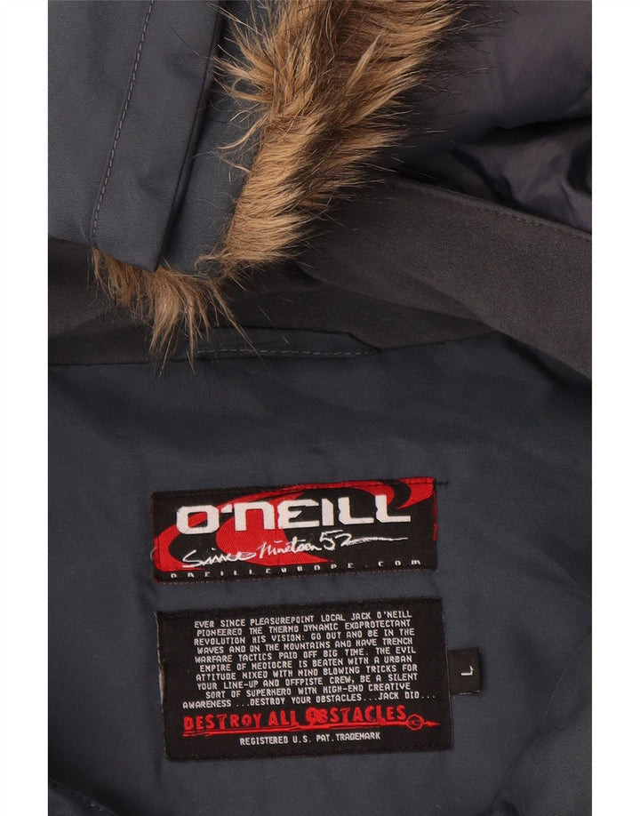O'Neill Herren-Bomberjacke mit Kapuze, UK 40, Größe L, Marineblau, Polyester