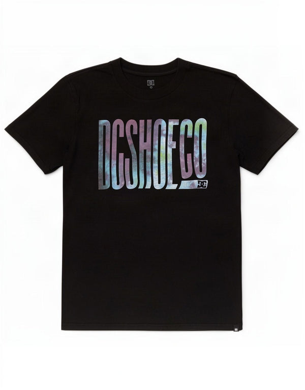 DC Mens Graphic T-Shirt Top Medium Black Cotton