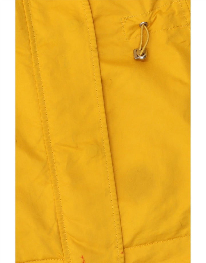 Zara Damen-Windbreakerjacke mit Kapuze, UK 14, Mittelgelb, Polyester