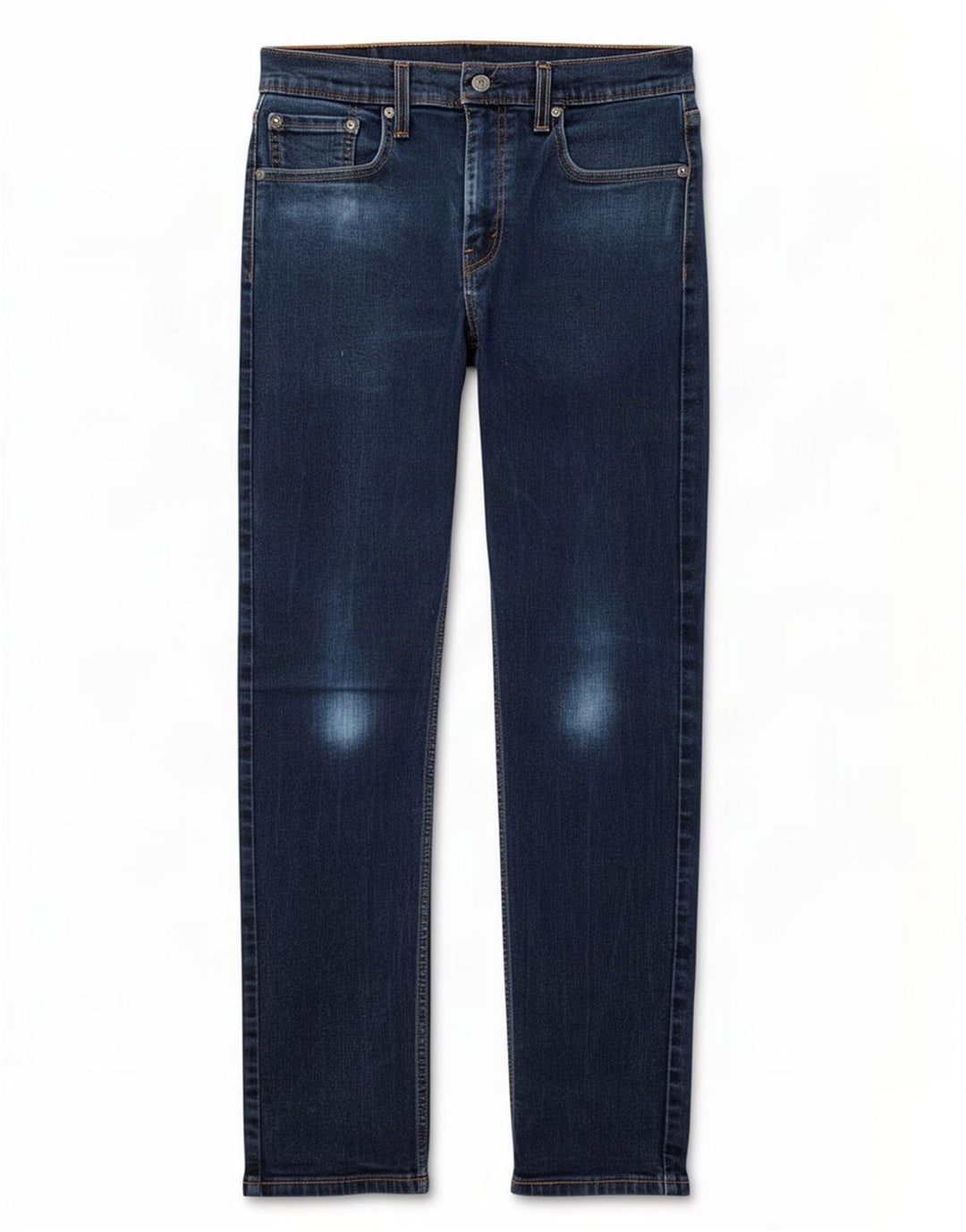 Levi's Damen 502 Tapered Jeans W32 L30 Marineblau Baumwolle
