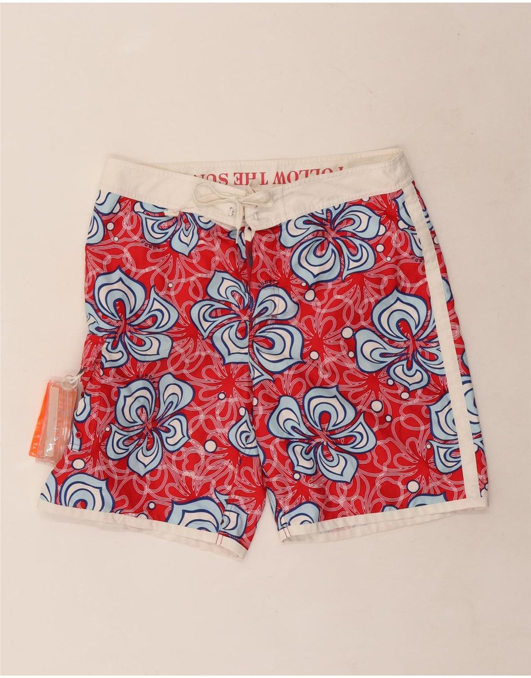 Sundek Herren Badeshorts Medium Red Floral