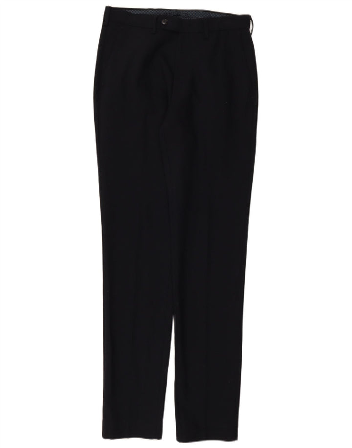 Marks & Spencer Slim-Anzughose für Herren, W30, L33, marineblaue Wolle