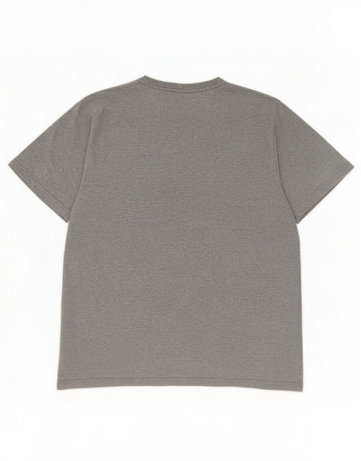 Dickies Herren-T-Shirt mit Grafik, Größe L, aus grauer Baumwolle