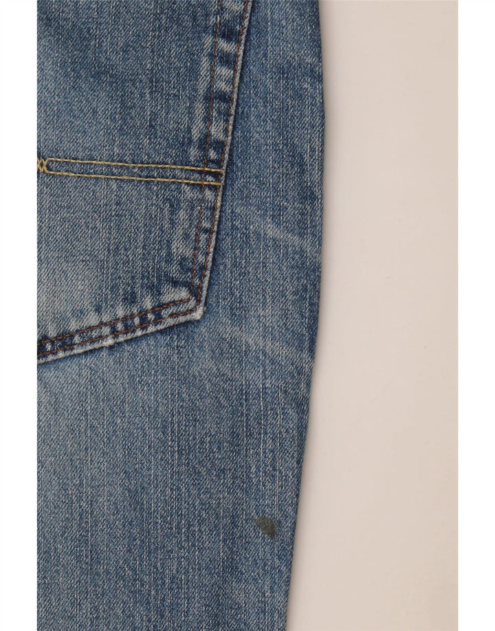 WRANGLER Herren Straight Jeans W36 L34 Blaue Baumwolle