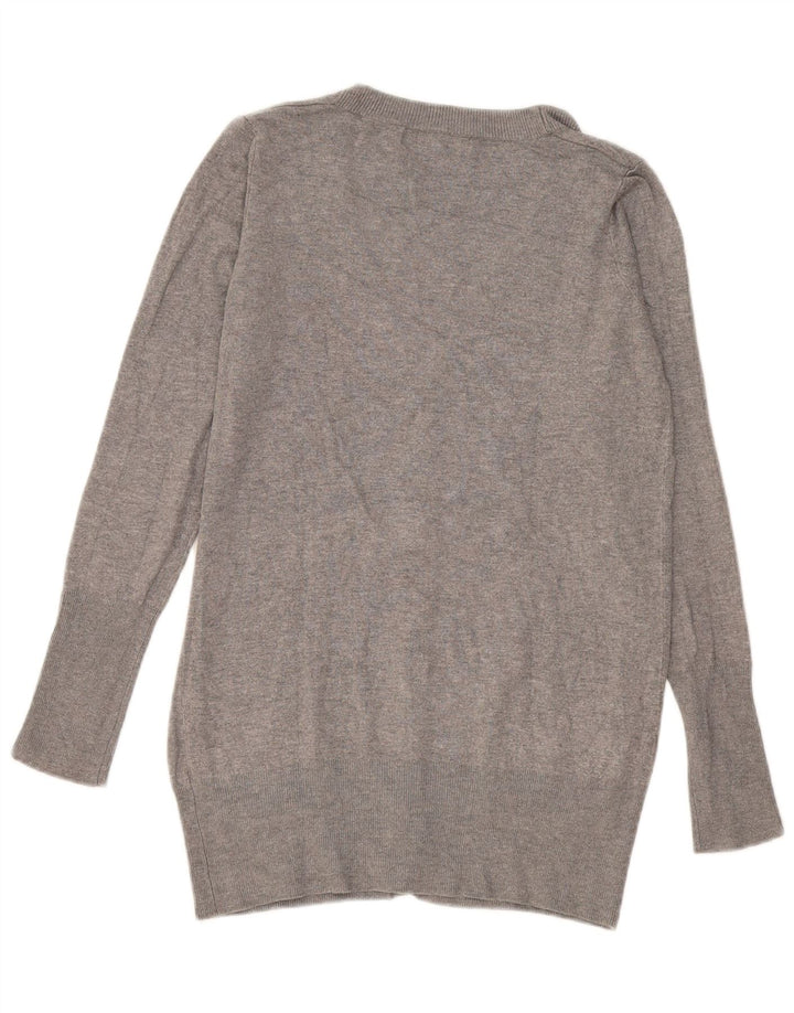 Zara Damen-Cardigan-Pullover UK 14 Large Grau