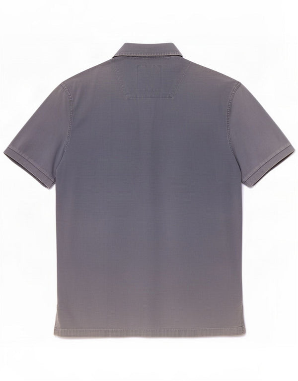 Murphy & Nye Mens Short Sleeve Pullover Shirt Large Blue Cotton Sports