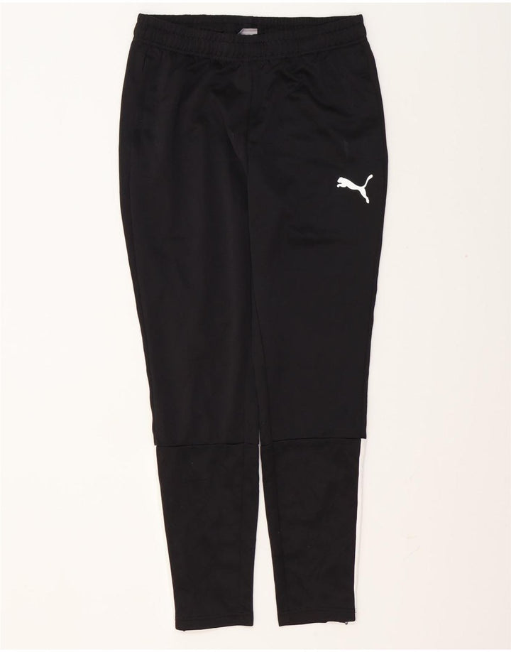 Puma Herren-Trainingshose, Mittelschwarzes Farbblock-Polyester