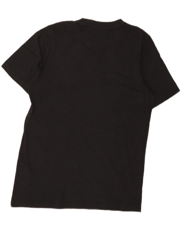 Adidas Herren Grafik T-Shirt Top Medium Schwarz Baumwolle