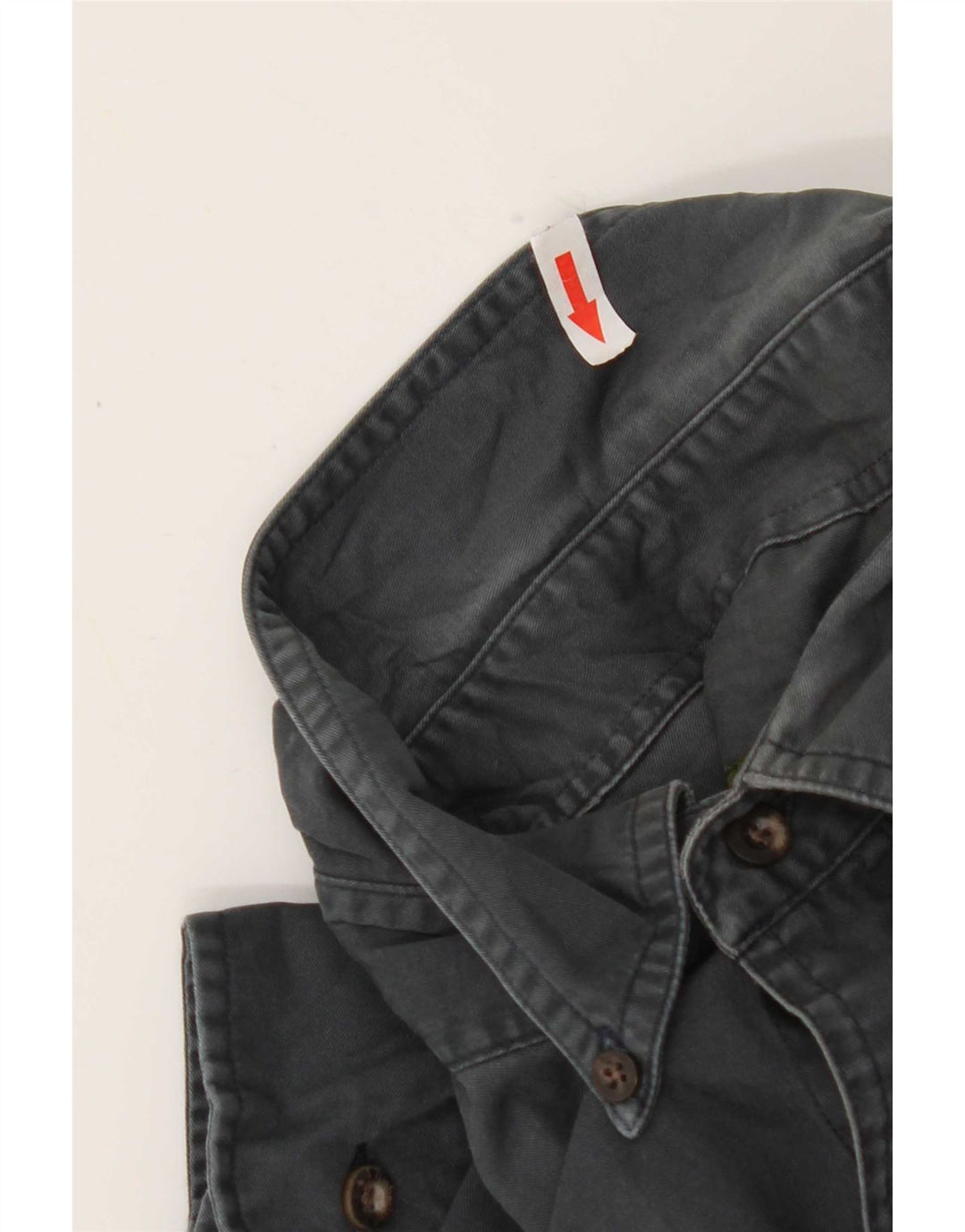 Timberland Herrenhemd aus mittelblauer Baumwolle in Marineblau