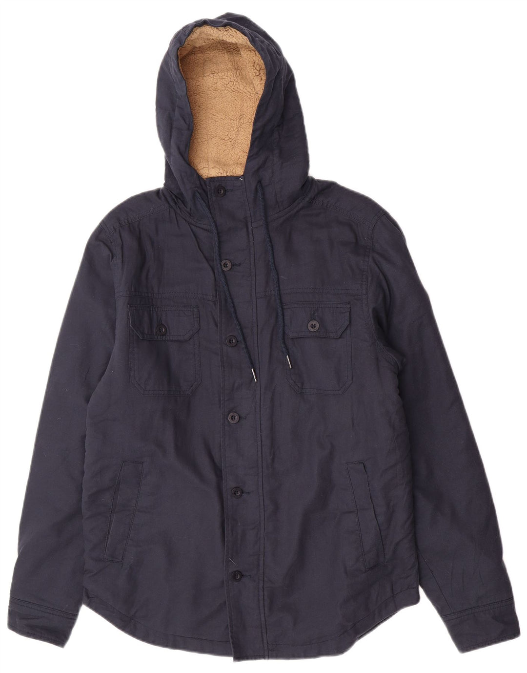 Rip Curl Herren-Utility-Jacke mit Kapuze, UK 38, mittelmarineblaue Baumwolle
