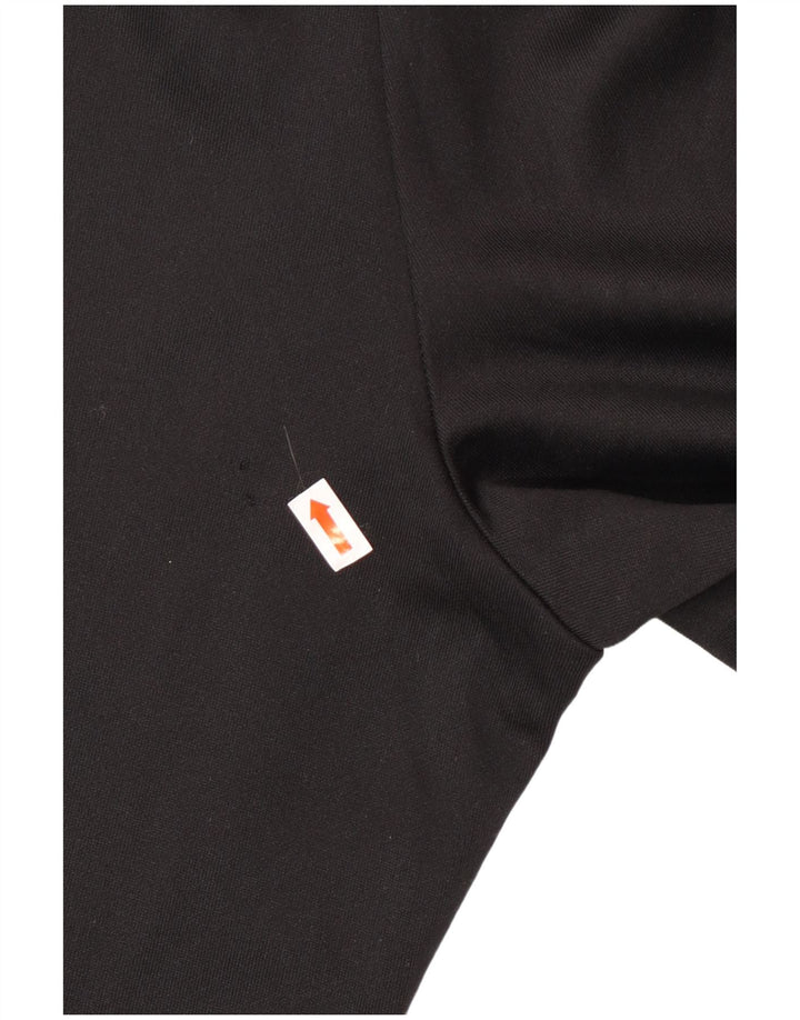 ADIDAS Womens Tracksuit Trousers UK 12/14 Medium Black Polyester