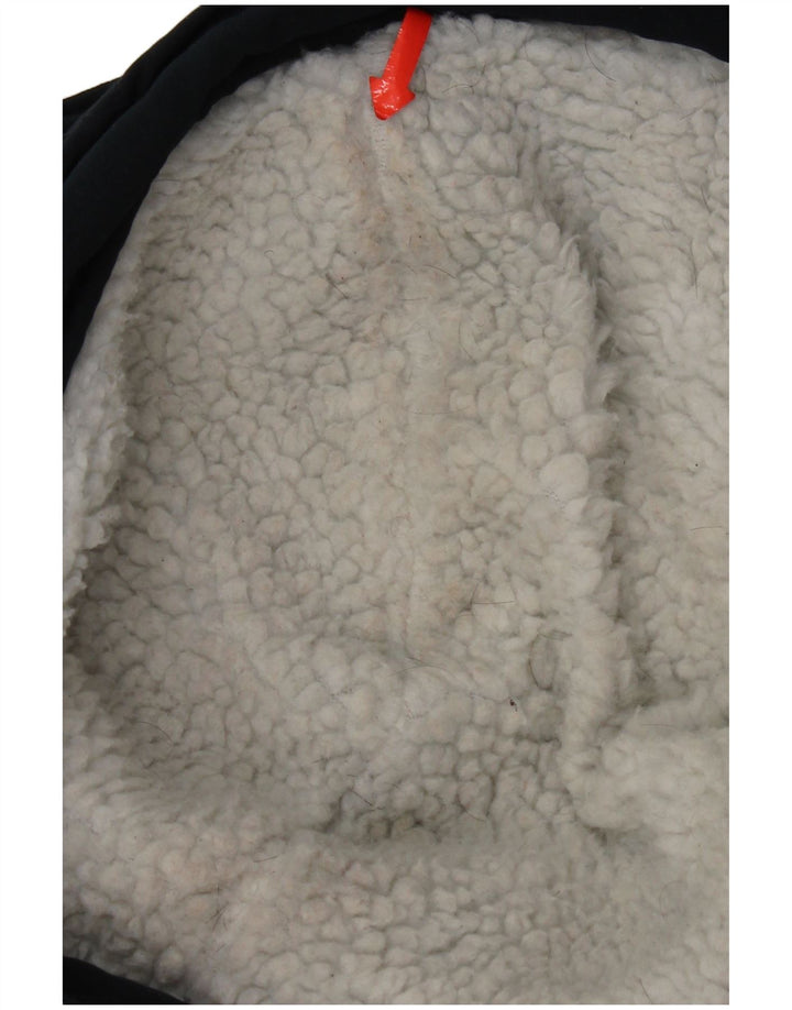 Superdry Damen-Jacke mit Kapuze, übergroß, wattiert, Gr. 10, Marineblau