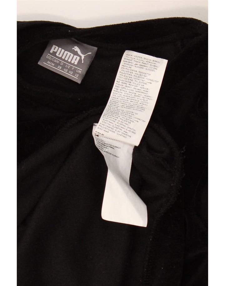 PUMA Damen-Sweatshirt in Übergröße mit Grafik, UK 12, mittelschwarz, Baumwolle