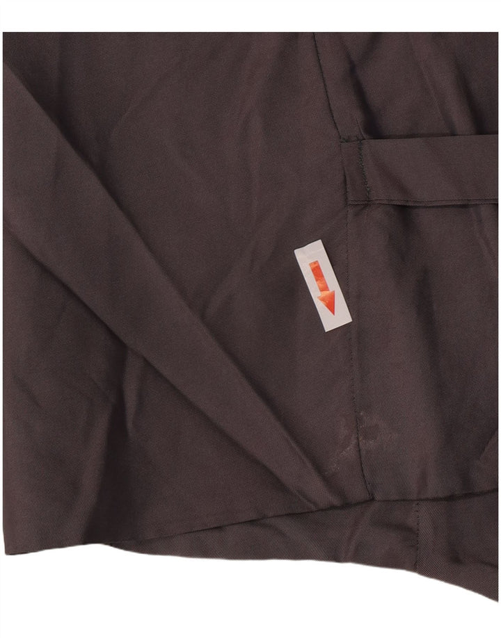 Vintage Herren Weste mit abstraktem Muster, Mittelgelb, Ikat