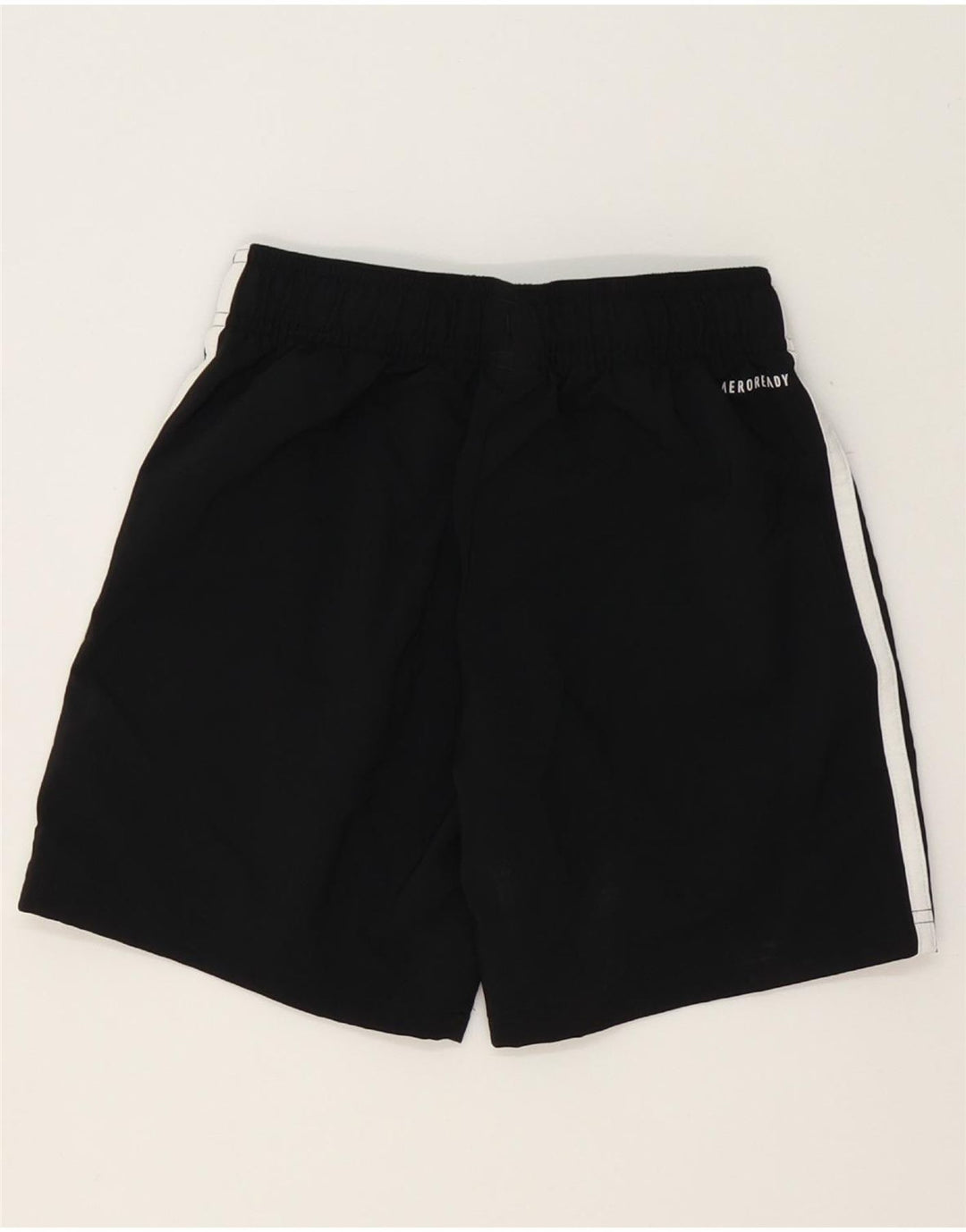 Adidas Jungen Aeroready Sportshorts 7–8 Jahre, schwarzes Polyester