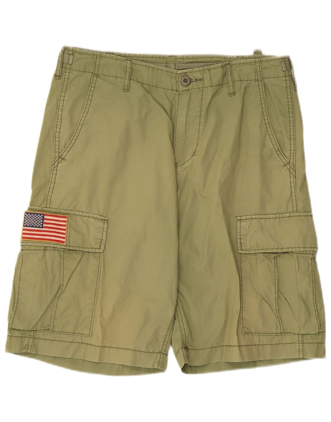 Ralph Lauren Herren Cargoshorts W31 Medium Khaki Baumwolle