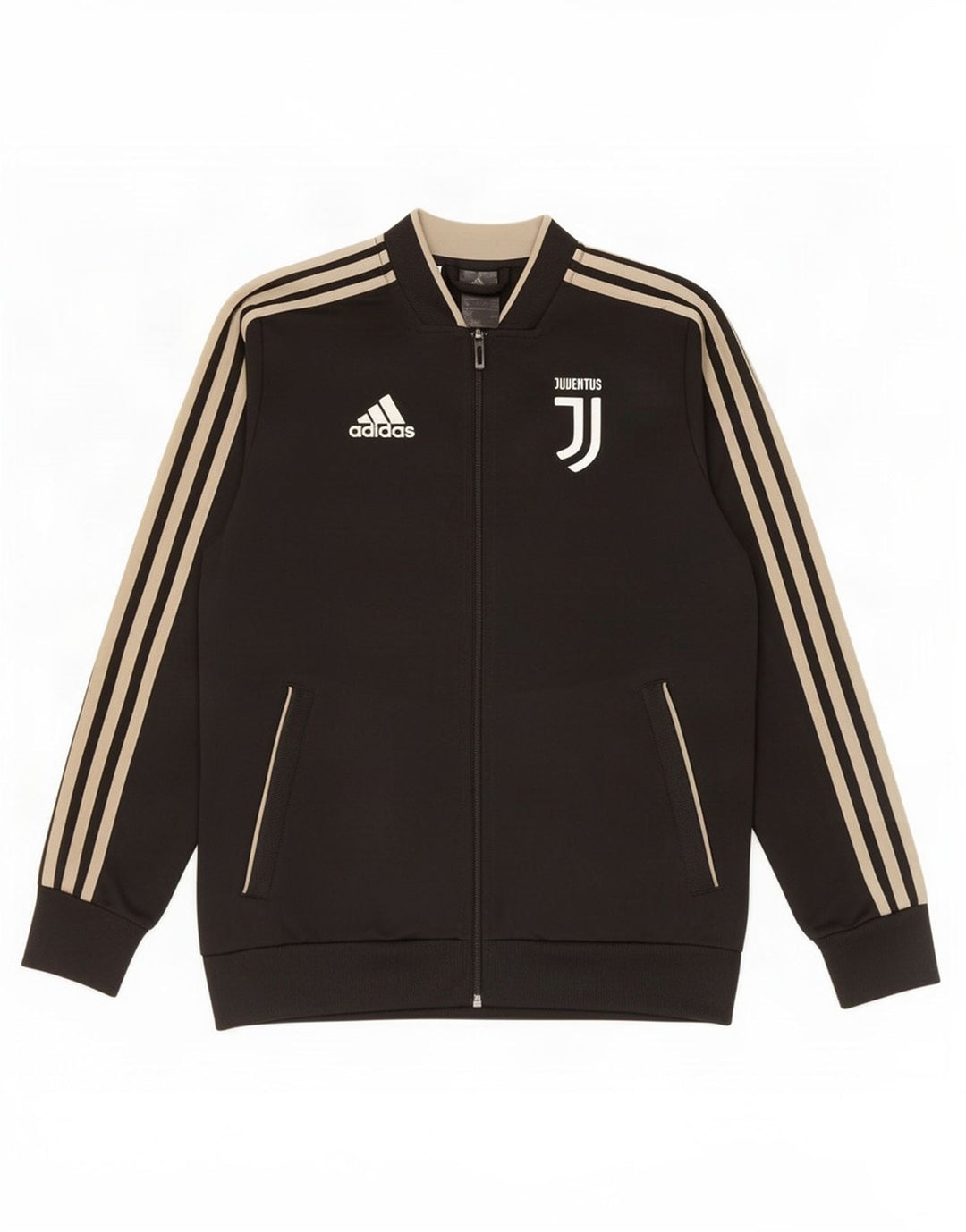 Adidas Jungen Juventus Trainingsanzug Top Jacke 13-14 Jahre Schwarzes Polyester