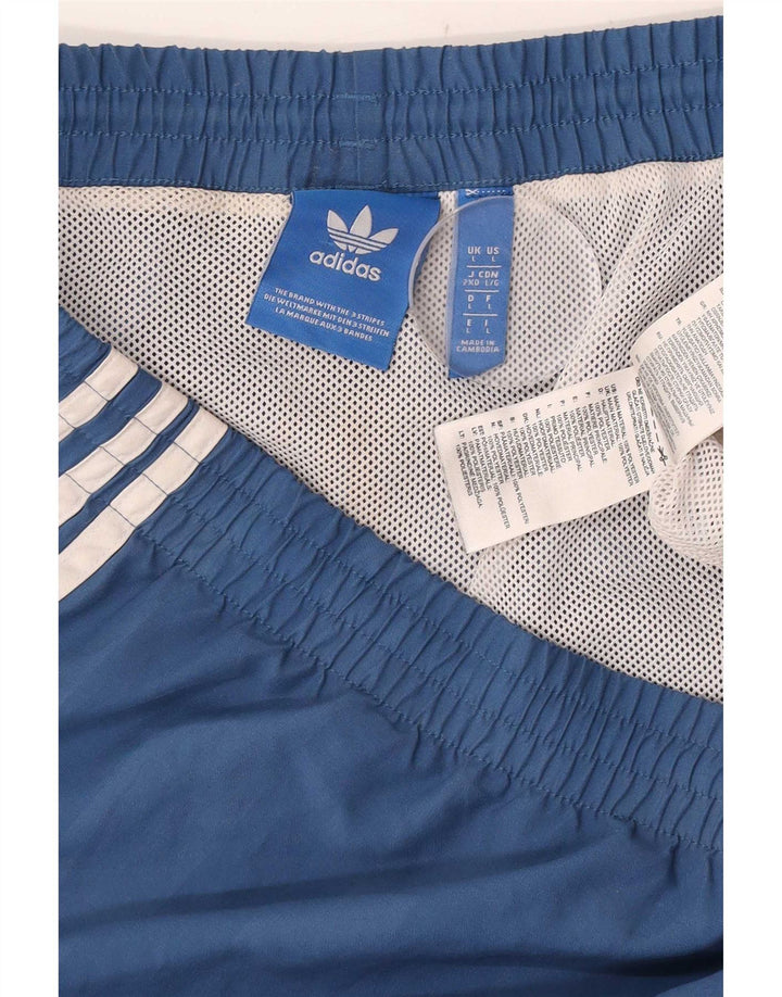 Adidas Herren Sportshorts, groß, aus blauem Polyester