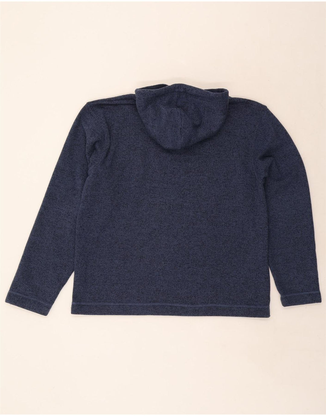 Weird Fish Herren Kapuzenpullover XL Marineblau meliertes Polyester