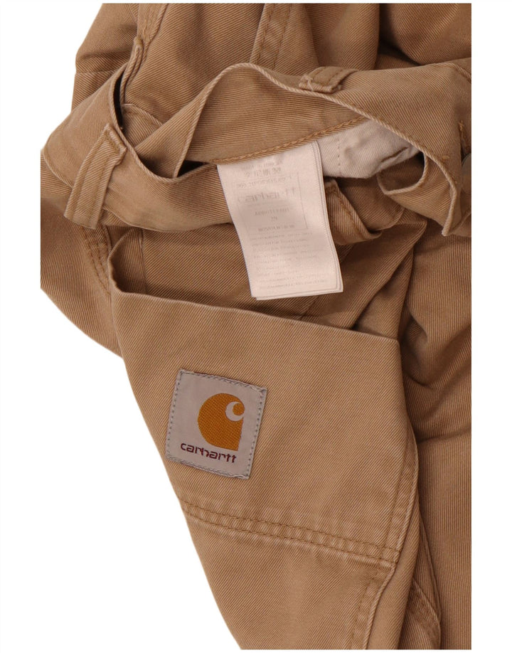 Carhartt Herren Pegged Chino Hose W29 L26 Beige Baumwolle