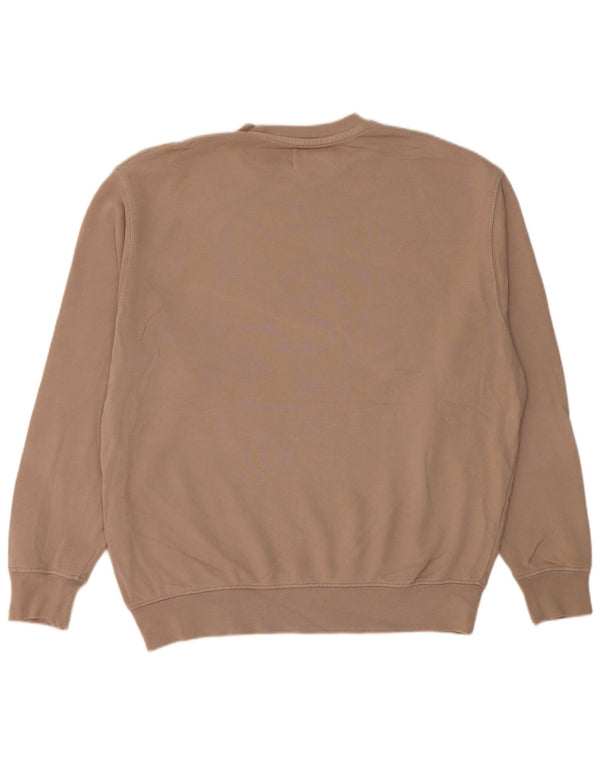 Zara Herren-Sweatshirt-Pullover, mittelbeige Baumwolle