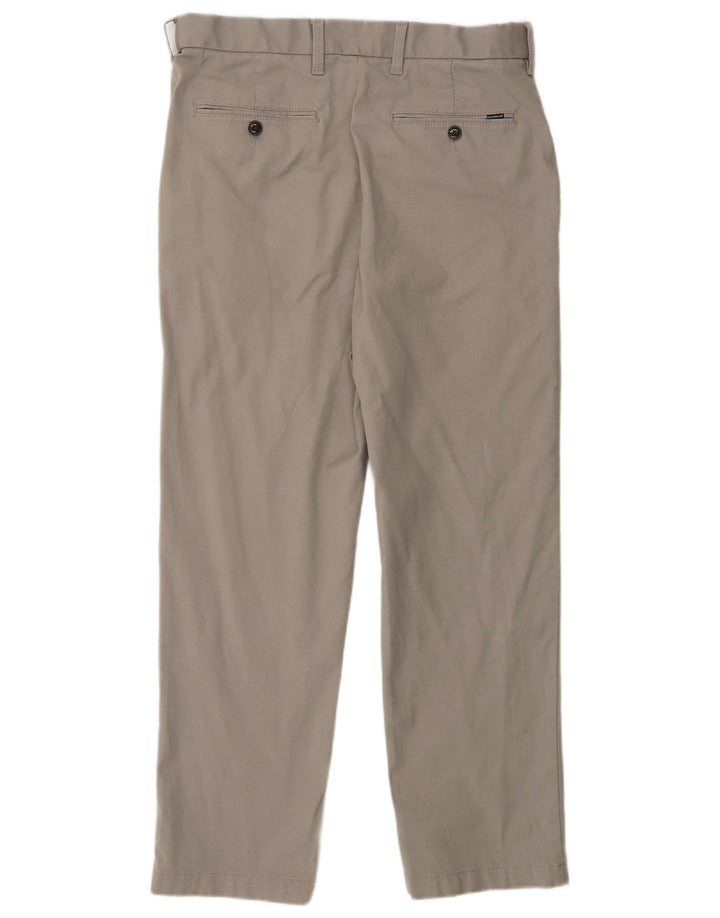 Gerade Herren-Anzughose von Marks & Spencer, W32, L28, graue Baumwolle