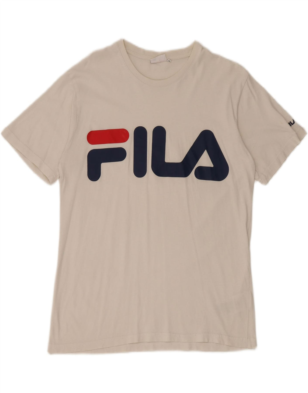 Fila Herren-T-Shirt mit Grafik, mittelweiße Baumwolle