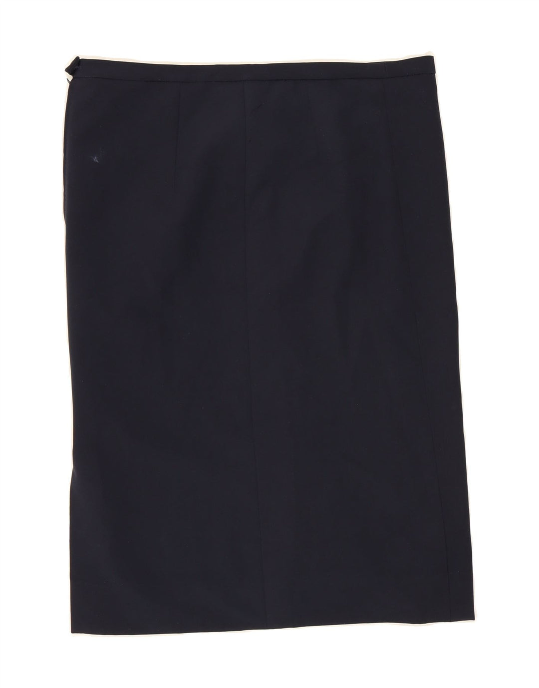 VINTAGE Womens Straight Skirt W34 Large Navy Blue Vintage Vintage and Second-Hand Vintage from Messina Hembry 