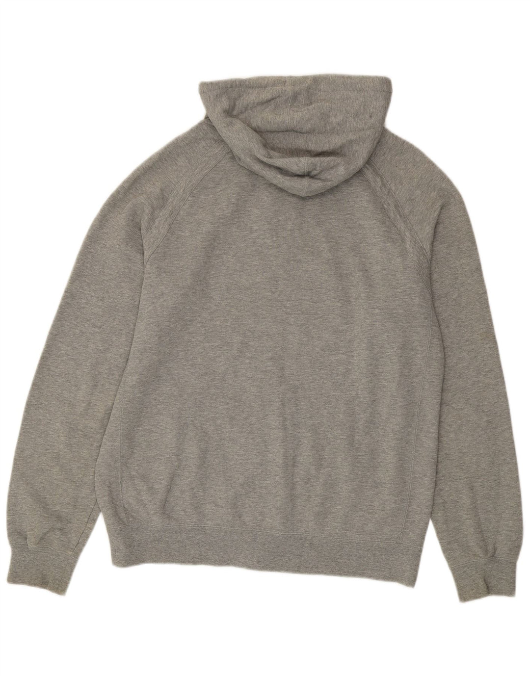 Nike Herren-Kapuzenpullover mit Reißverschluss, mittelgraue Baumwolle