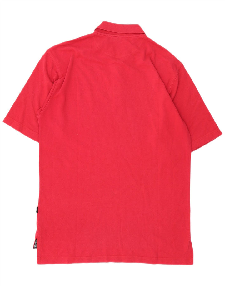 Adidas Herren Poloshirt UK 40/42 Mittelrot