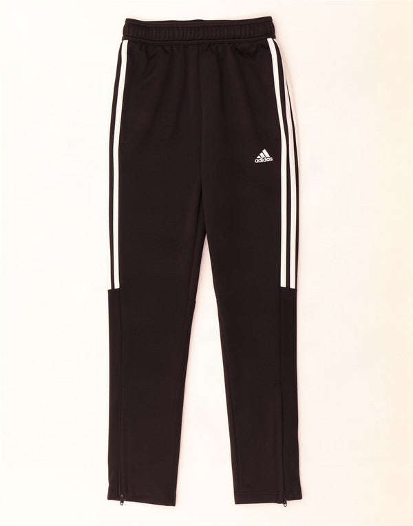 Adidas Trainingshose für Jungen, 11–12 Jahre, schwarzes Polyester